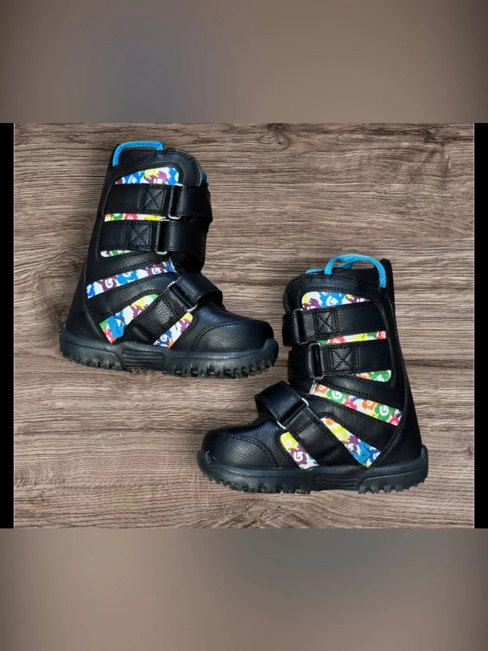 EUC Burton KIDS GROM SB BOOT Boys Snowboard Boots Black Youth size 11